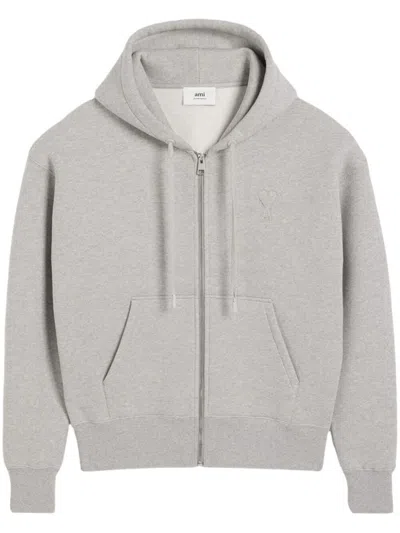 Ami Alexandre Mattiussi Adc Hoody In Grey