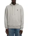 Ami Alexandre Mattiussi Ami Paris Ami Paris Grey Cotton Ami De Coeur Hoodie In Gray