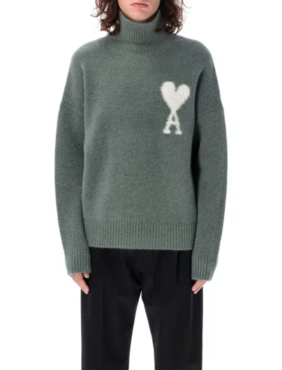 AMI ALEXANDRE MATTIUSSI AMI ADC OVERSIZED FIT SWEATER