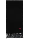 Ami Alexandre Mattiussi Adc Scarf In Black  