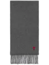 Ami Alexandre Mattiussi Adc Scarf In Gray