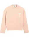 Ami Alexandre Mattiussi Ami Paris Women Ami De Coeur Sweater In Pink