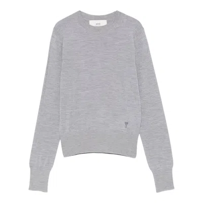 Ami Alexandre Mattiussi Adc Sweater In Gray