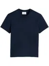 Ami Alexandre Mattiussi Logo-stamp Organic-cotton T-shirt