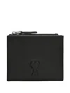 Ami Alexandre Mattiussi Adc Wallet In Black