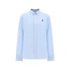 Ami Alexandre Mattiussi Ami Paris Shirts In Blue