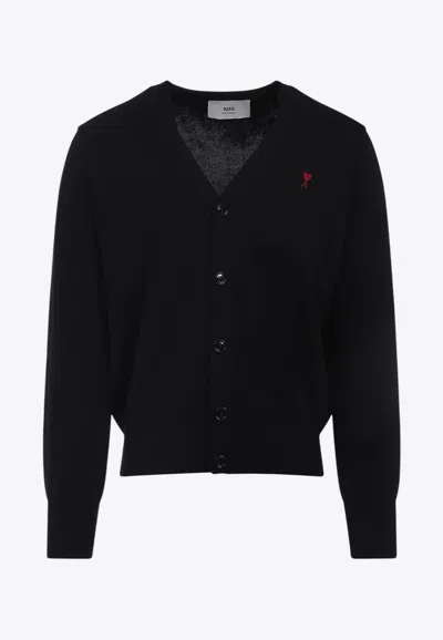 AMI ALEXANDRE MATTIUSSI ADC WOOL CARDIGAN