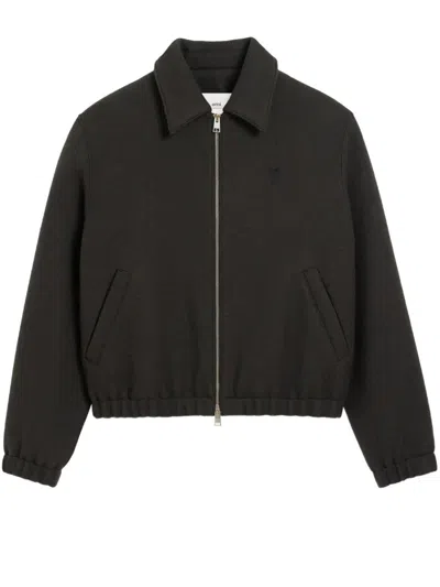 Ami Alexandre Mattiussi Adc Zipped Jacket In Black