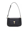 Ami Alexandre Mattiussi Adjustable Shoulder Strap Single Shoulder Bag In Black