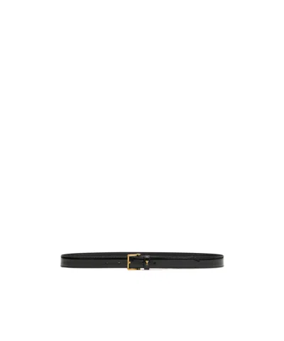 Ami Alexandre Mattiussi Adjustable Waist Belt In Black