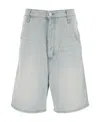 Ami Alexandre Mattiussi Alex Fit Denim Shorts In Gray