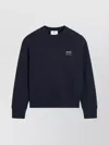 Ami Alexandre Mattiussi Alexandre Mattiussi Crew Neck Sweatshirt In Blue