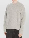 Ami Alexandre Mattiussi Ami Paris Men Sweater In Alpaca E Lan In Gray