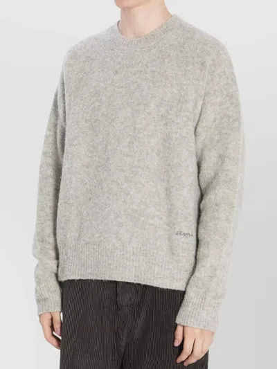 AMI ALEXANDRE MATTIUSSI ALPACA AND WOOL BLEND SWEATER