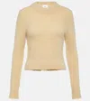 Ami Alexandre Mattiussi Alpaca And Wool-blend Sweater In Yellow