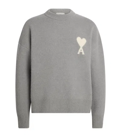 AMI ALEXANDRE MATTIUSSI ALPACA-BLEND CREW-NECK SWEATER