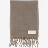 Ami Alexandre Mattiussi Alpaca Blend Scarf In Beige