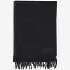 Ami Alexandre Mattiussi Alpaca Blend Scarf In Black