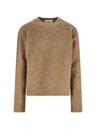 AMI ALEXANDRE MATTIUSSI ALPACA BLEND SWEATER