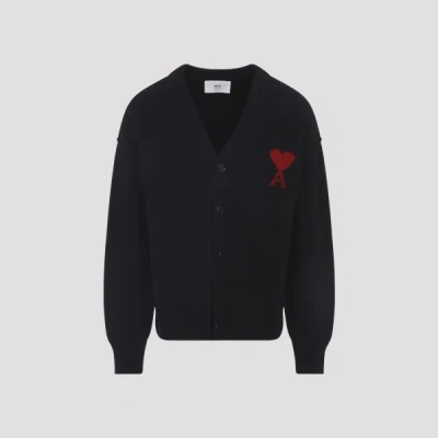 Ami Alexandre Mattiussi Ami Adc Cardigan Xl In Gray
