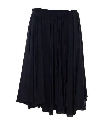 Ami Alexandre Mattiussi Ami Alexandre Matiussi Pleated Skirt In Black
