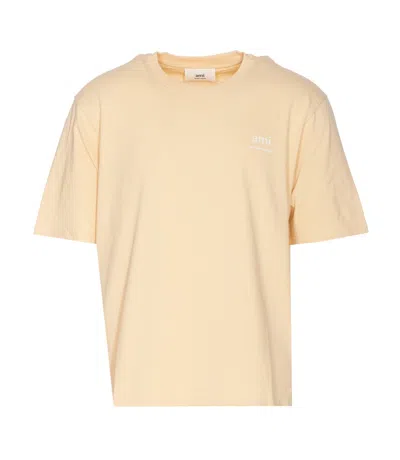 Ami Alexandre Mattiussi Ami Alexandre Matiussi T-shirts And Polos In Yellow