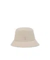 Ami Alexandre Mattiussi Ami Ami-de-coeur Logo Plaque Bucket Hat In Nude