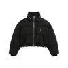 Ami Alexandre Mattiussi Logo-print Puff Jacket In Black