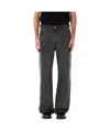 Ami Alexandre Mattiussi Ami Alexandre Matiussi Loose Jeans With Straight Cut In Black