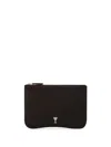 Ami Alexandre Mattiussi Ami Paris Bags In Black/vibrated Silver