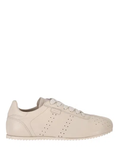 Ami Alexandre Mattiussi Nappa Leather Sneakers With Minimalist Design In Multi
