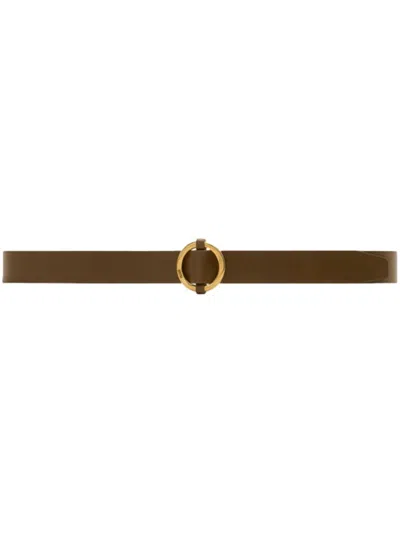 Ami Alexandre Mattiussi Ami Belt In Brown