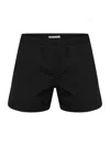 Ami Alexandre Mattiussi Ami Paris De Coeur Logo Plaque Swim Shorts In Black