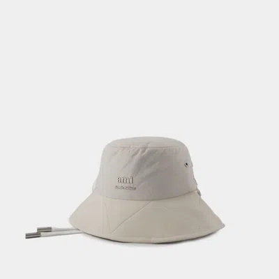 Ami Alexandre Mattiussi Ami Bucket Hat - Ami Paris - Synthetic - Chalk In Neutral