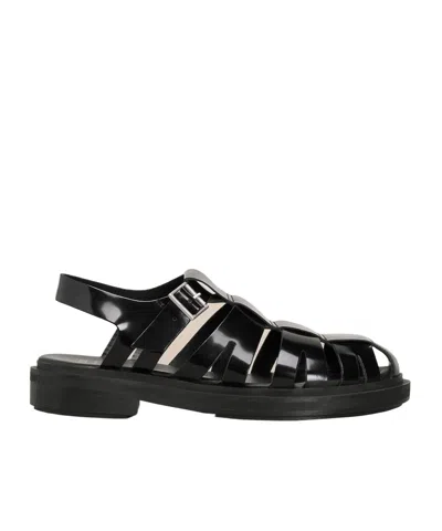 Ami Alexandre Mattiussi Ami Buckled Strappy Sandals In Black