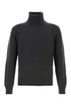 Ami Alexandre Mattiussi Cashmere-wool Ami De Coeur Rollneck Sweater In Gray