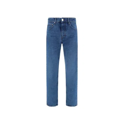 Ami Alexandre Mattiussi Ami Classic Straight-leg Cotton Denim Jeans In Blue