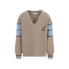 Ami Alexandre Mattiussi Ami College Sweater Men In Multi