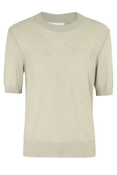 Ami Alexandre Mattiussi Ami Crewneck Knitted T In Sauge