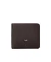 Ami Alexandre Mattiussi Ami De C Ur Double-folded Wallet In Black