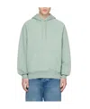 Ami Alexandre Mattiussi Ami De C Ur Hooded Sweater In Green