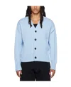 Ami Alexandre Mattiussi Ami De C Ur Knitted Cardigan In Blue