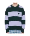 Ami Alexandre Mattiussi Ami De C Ur Sweater In Green