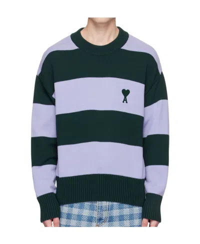 Ami Alexandre Mattiussi Ami De C Ur Sweater In Green