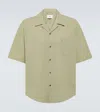 Ami Alexandre Mattiussi Ami Paris Ami De Coeur Logo Embroidered Short-sleeved Shirt In Green