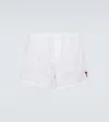 Ami Alexandre Mattiussi Ami Paris Short Ami De Coeur White Cotton Men In White