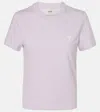 Ami Alexandre Mattiussi Ami De Caur Cotton T-shirt In Lilac/504