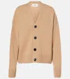 Ami Alexandre Mattiussi Slim Fit Cardigan In Nude