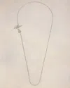 Ami Alexandre Mattiussi Ami De Coeur 2 In 1 Chain Necklace Silver Unisex