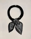 Ami Alexandre Mattiussi Ami De Coeur Bandana Scarf Black In Black